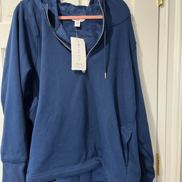 NWT Athleta Cozy Karma 1/4 zip hoodie 3X - Picture 1 of 5